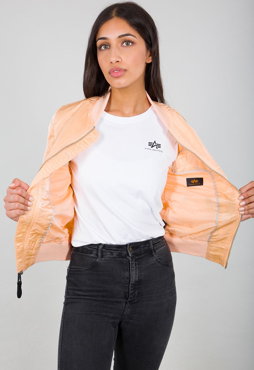 AlphaIndustriesDamenJackeMA-1VFLWWomenApricot-XS