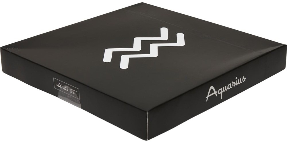 MisterTeeZodiacSocks2-PackBlackWhiteAquarius