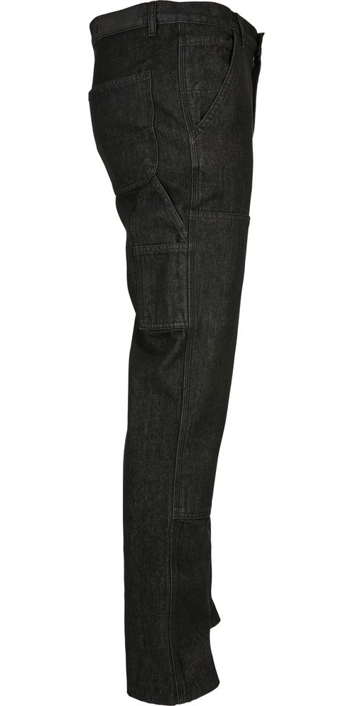 UrbanClassicsHoseDoubleKneeJeansRealblackWashed-30