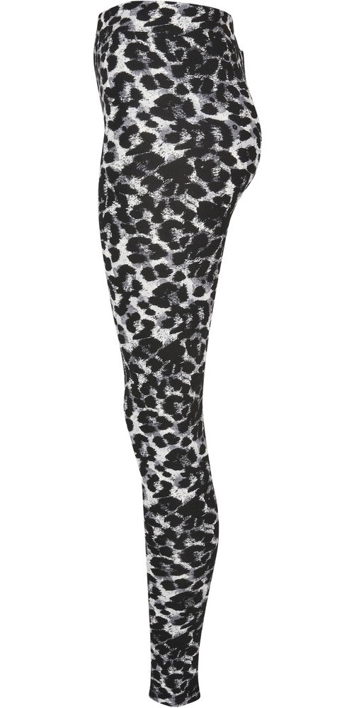 UrbanClassicsDamenLadiesSoftAopLeggingsBlackleo-3XL