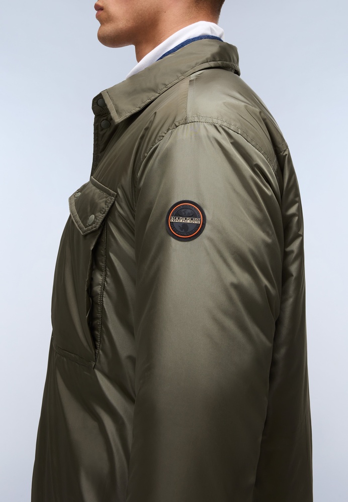 NapapijriLongsleevesO-CasiesLsNP0A88SNTeaLeafG0A-XS