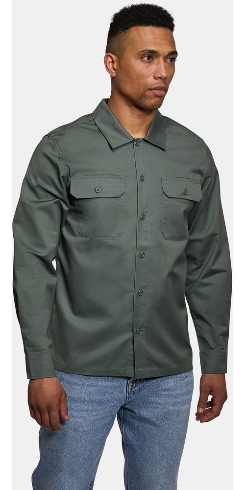 VintageIndustriesHemdHarrisShirt3550LightOlive-S
