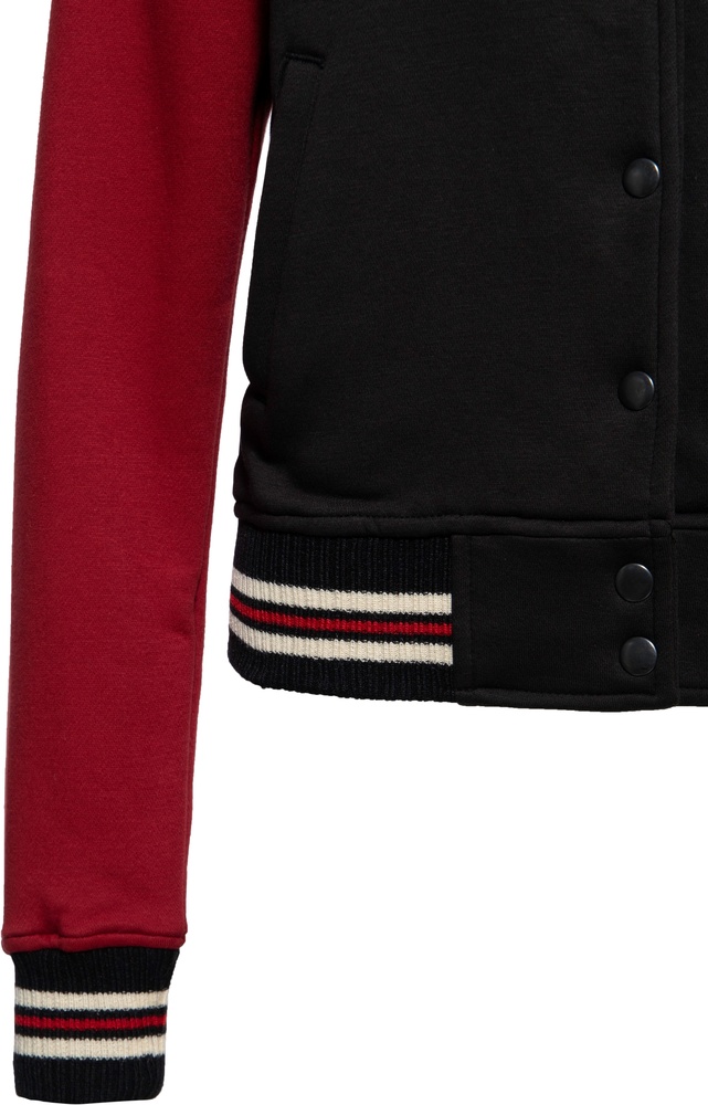 QueenKerosinDamenCollegeSweatJacketBuiltItUpQKI34002