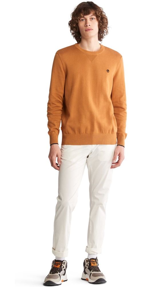 TimberlandTFOCottonCrewNeckSweater0A2BSCWheatBoot-XS