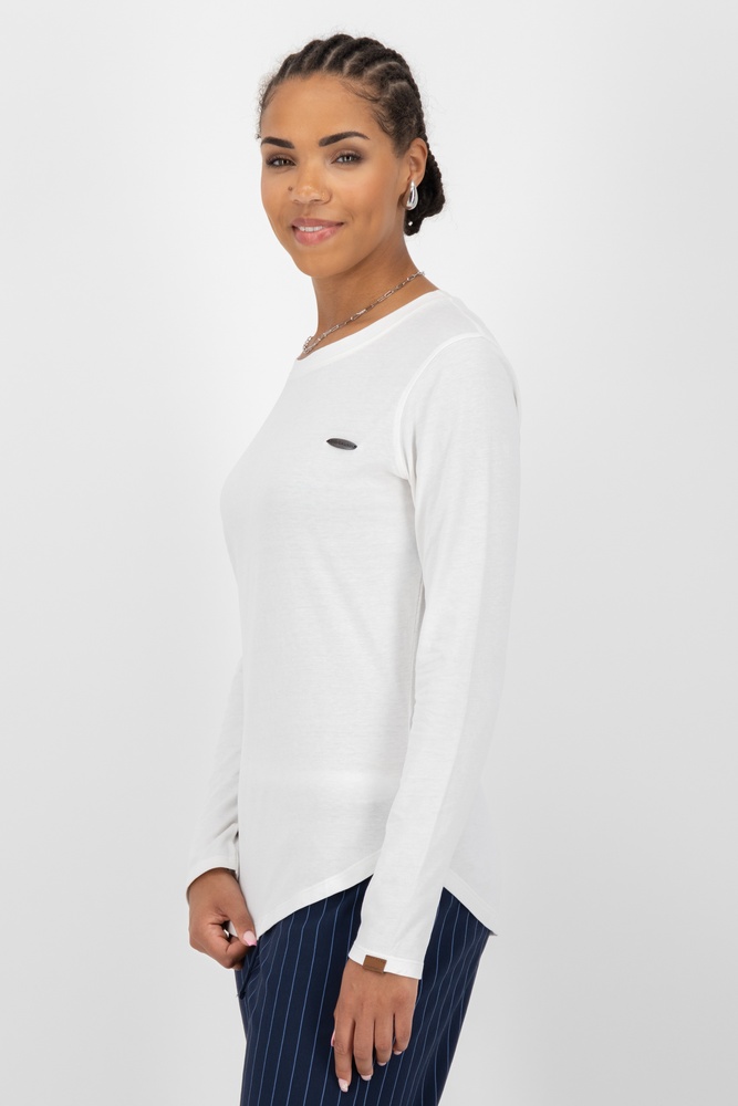 AlifeKickinDamenLongsleeveLeaAKA62046-9999White-L