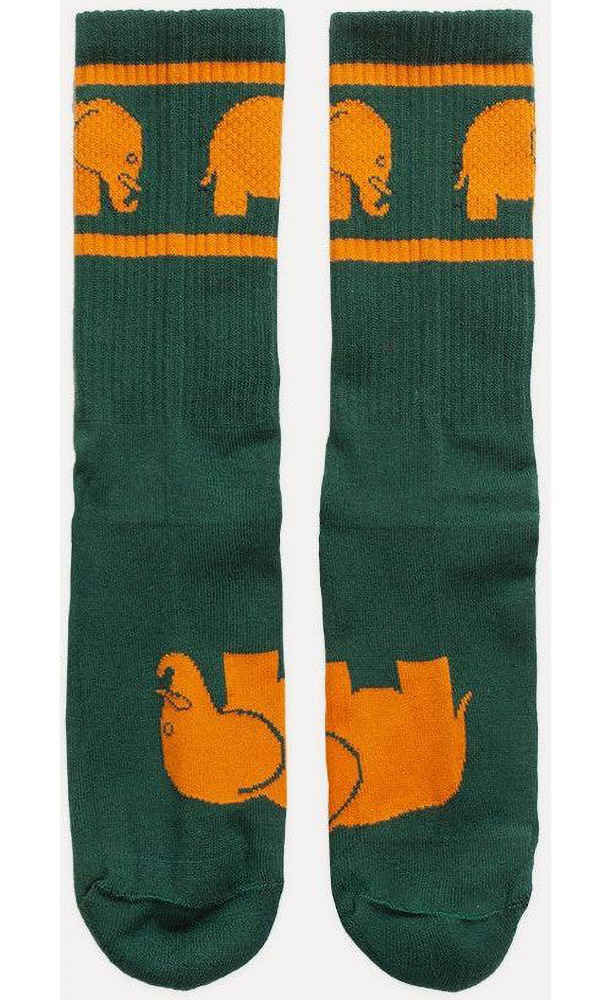 TrendsplantSockenGreenOrganicCottonAthleticSocksGreen-36-385