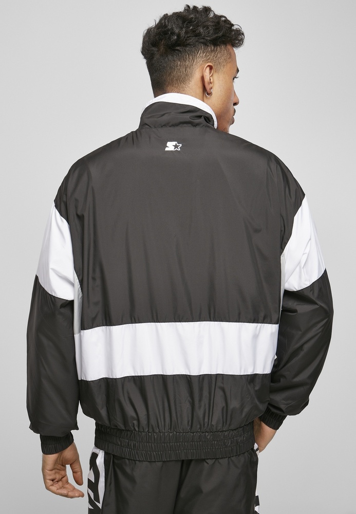 StarterBlackLabelTrainingsjackeRetroTrackJacketBlackWhite