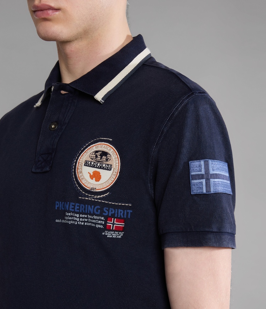 NapapijriPoloShirtGandy4NP0A4H8RBlueMarine-XS
