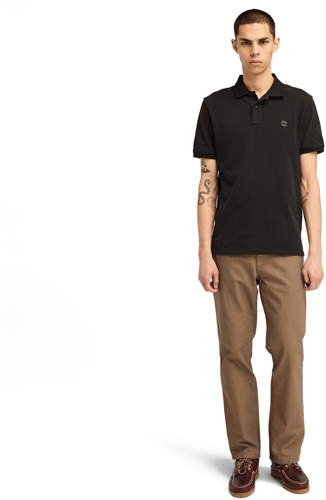 TimberlandPoloshirtOysterRiverChestLogoSsPoloRegTB0A2BRY