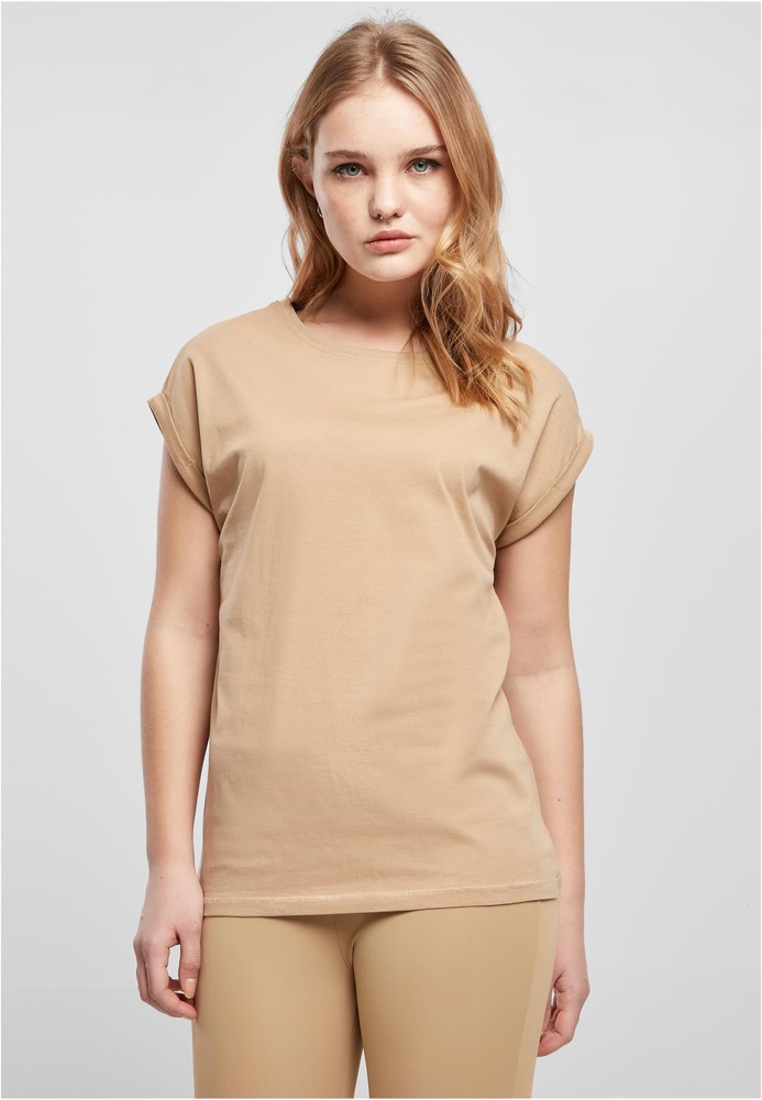 UrbanClassicsDamenT-ShirtLadiesExtendedShoulderTeeUnionbeige-3XL