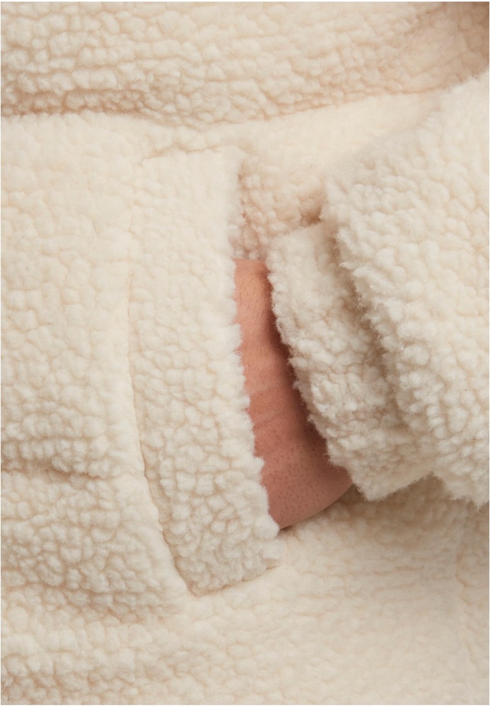 UrbanClassicsSteppjackeFabricMixTeddyPufferJacketTB7940Whitesand-3XL