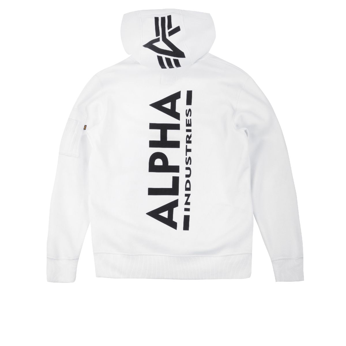 AlphaIndustriesBackPrintHoodyHoodiesSweatshirtsWhite-XXL
