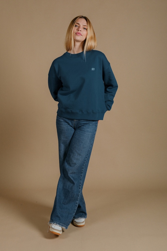 TrendsplantDamenSweatshirtWomensEssentialMidweightOversizedSweater029010WSPO