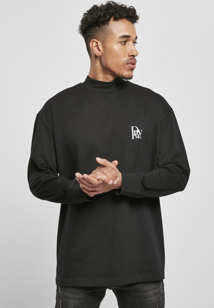 CaylerSonsLongsleevePrayorBlackWhiteTurtleneckLongsleeveBlack