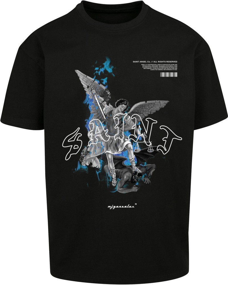 MJGonzalesT-ShirtSaintV1HeavyOversizedTee20Black-L