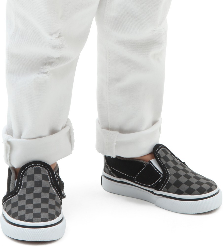 VansKinderKidsLifestyleClassicFTWSneakerTdSlip-OnVCheckerboardBlkPewter