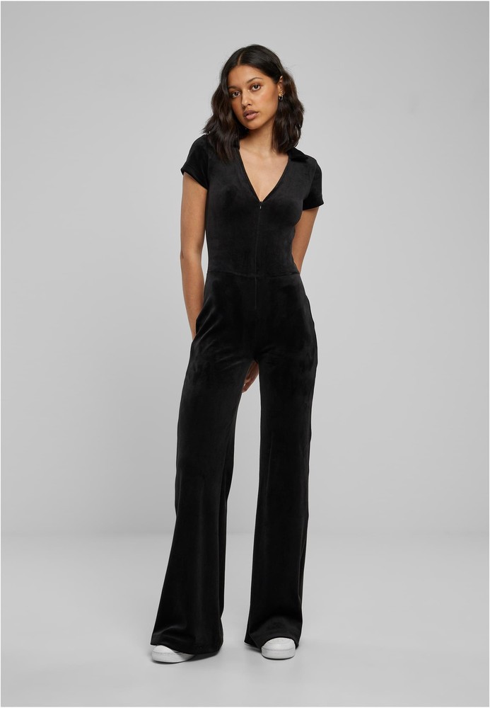 UrbanClassicsDamenLadiesVelvetJumpsuit