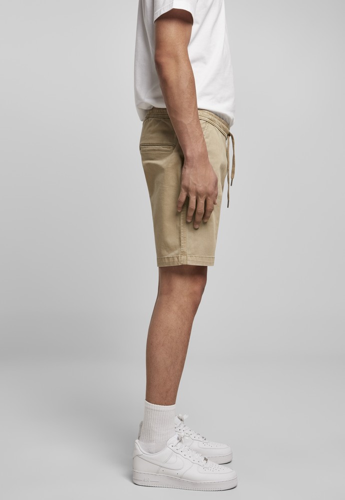 UrbanClassicsStretchTwillJoggshortsUnionbeige-3XL