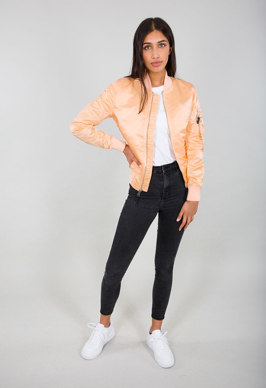AlphaIndustriesDamenJackeMA-1VFLWWomenApricot-XS