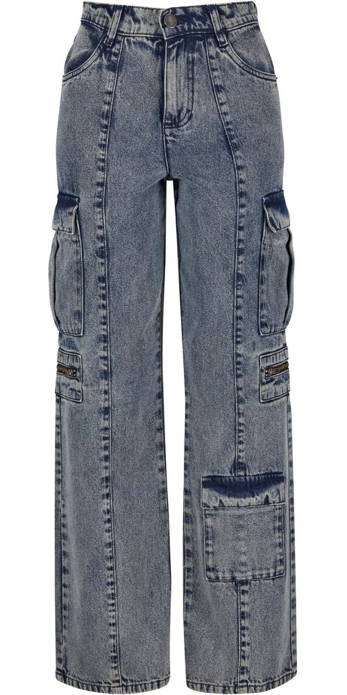 UrbanClassicsDamenLadiesLooseUtilityDenimPantsTB6925DirtyWashed-26