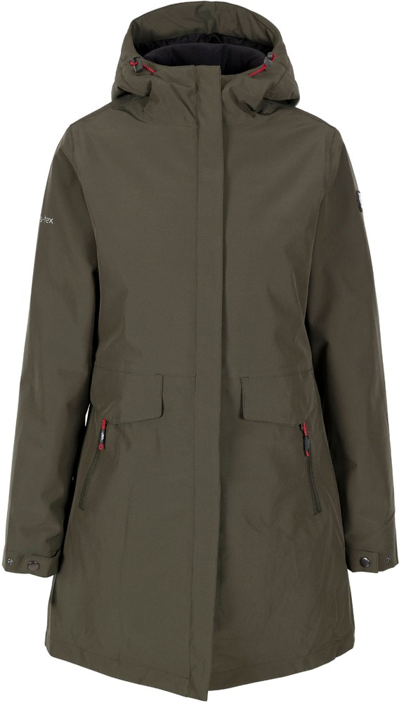 TrespassDamenRegenjackeModesty-FemaleRainwearJacketTp75DarkVine-L