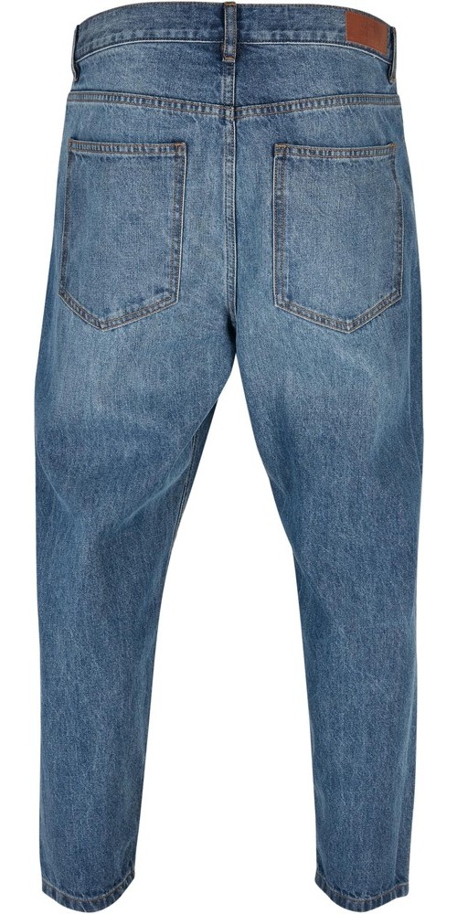 UrbanClassicsHoseCroppedTaperedJeansMiddeepblue