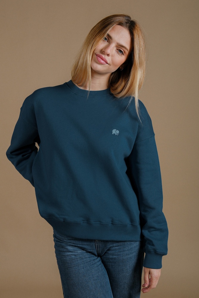 TrendsplantDamenSweatshirtWomensEssentialMidweightOversizedSweater029010WSPO