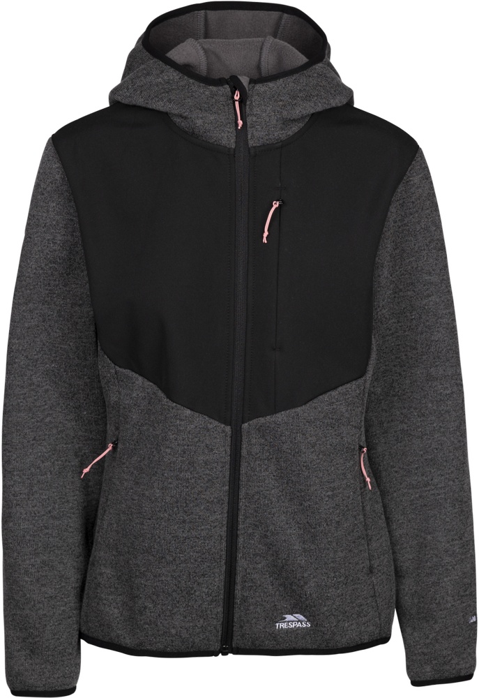TrespassDamenFleecejackeTierraFleeceAt400GreyMarl-XS
