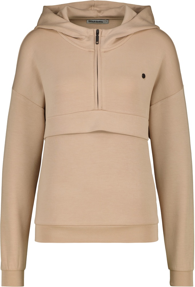 AlifeKickinDamenHoodieMajviAKTSupersoftOversize31086-9999Taupe-L