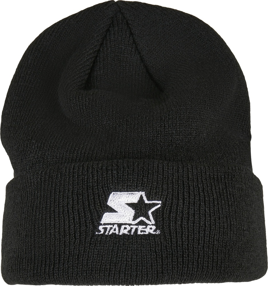 StarterBlackLabelMtzeLogoBeanie