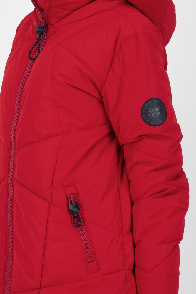 AlifeKickinDamenWintermantelKasiaAKACoatCranberry