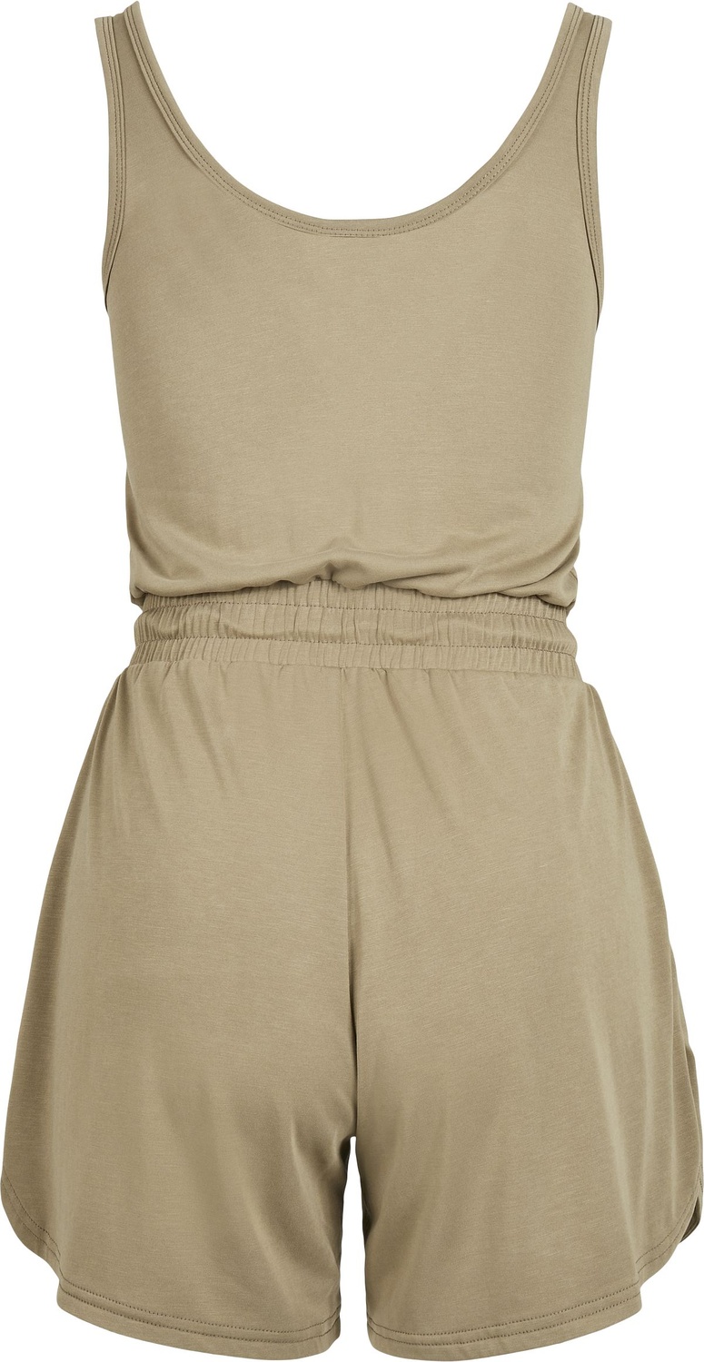 UrbanClassicsDamenOverallLadiesShortSleevlessModalJumpsuitKhaki-3XL