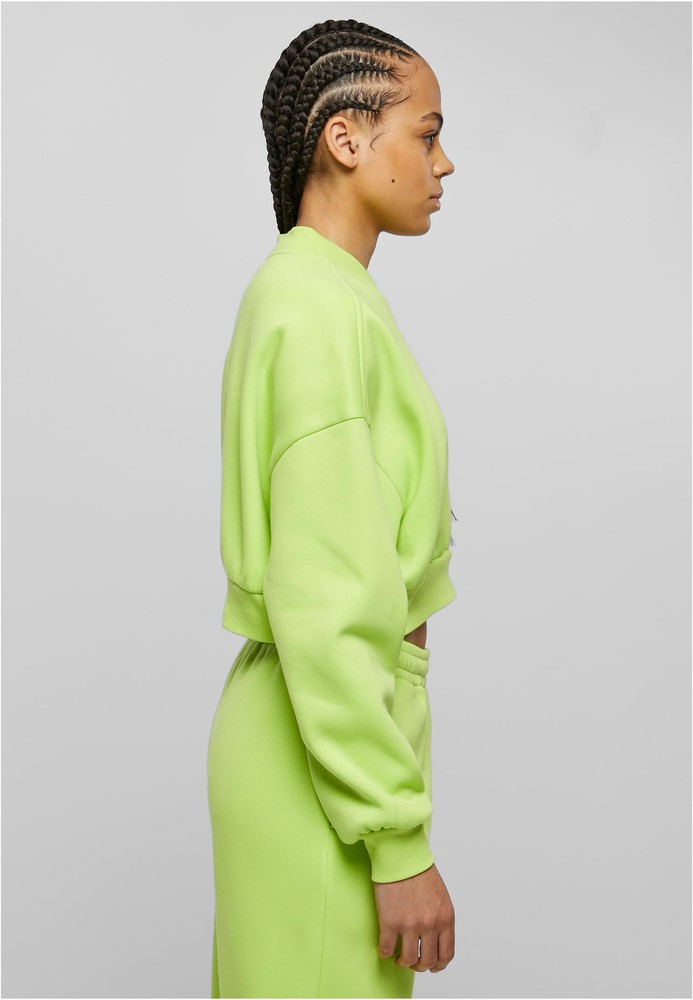 UrbanClassicsDamenLadiesCroppedV-NeckFrozenyellow-3XL
