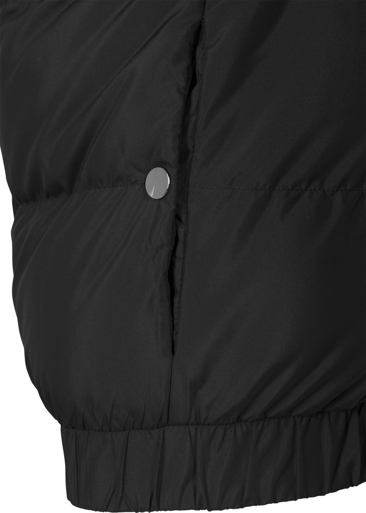 UrbanClassicsKinderJackeGirlsHoodedPufferJacketBlack-110116