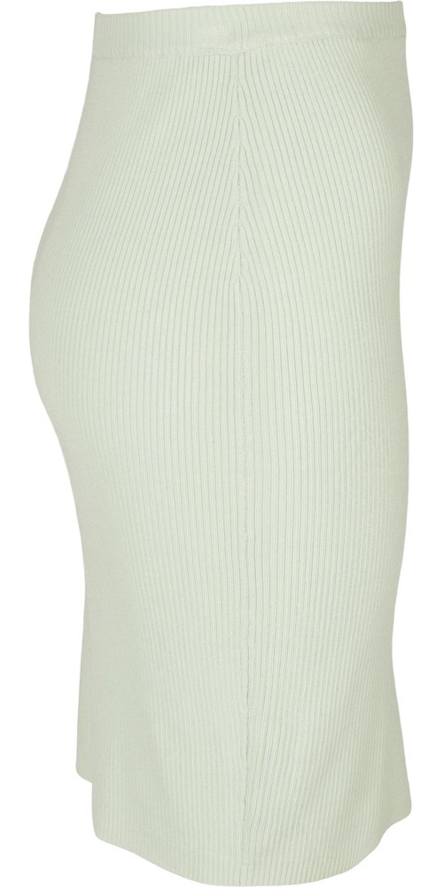 UrbanClassicsDamenLadiesRibKnitSkirtLightmint-3XL