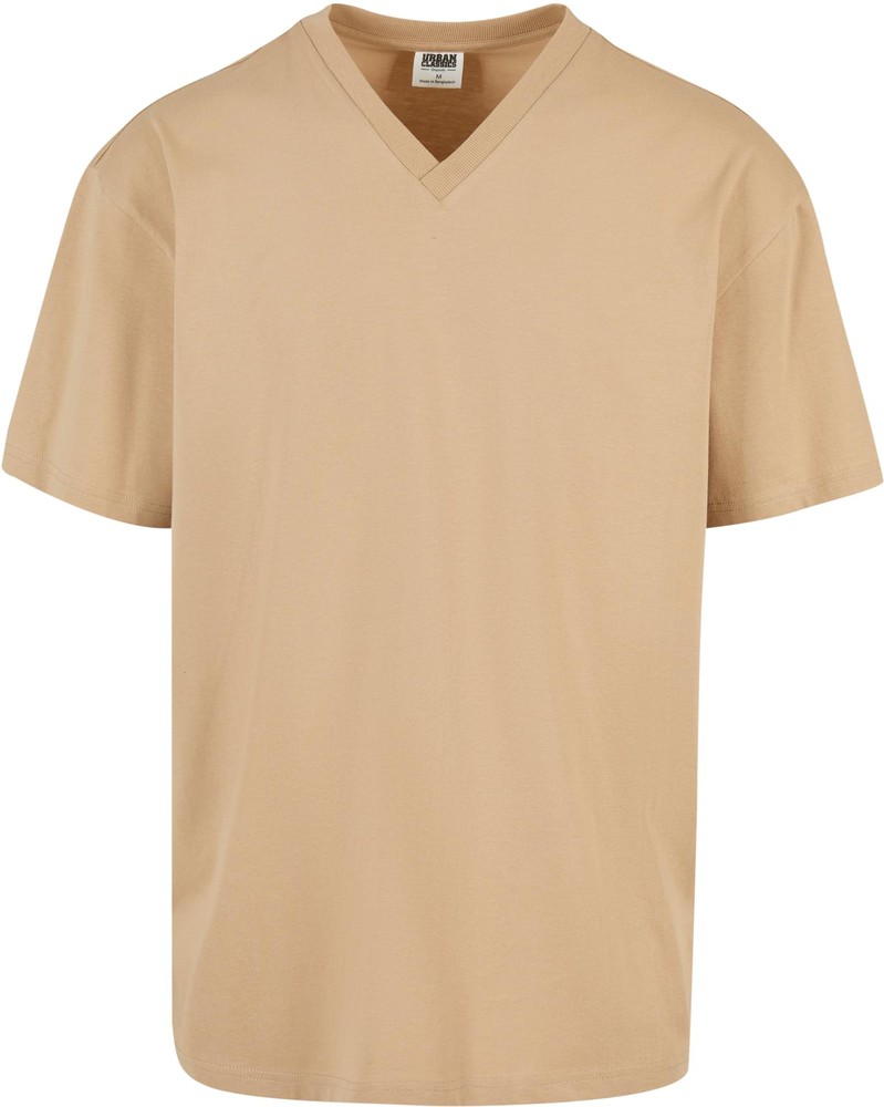 UrbanClassicsT-ShirtOrganicOversizedV-NeckTeeUnionbeige-3XL