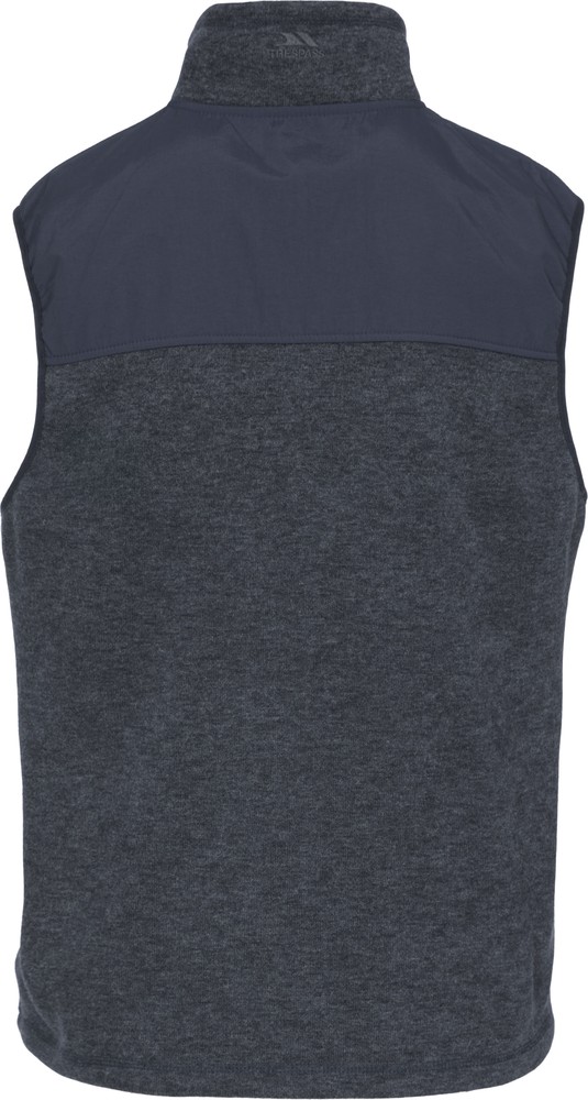 TrespassWesteLeafminer-MaleFleeceGiletAt300NavyMelange-L