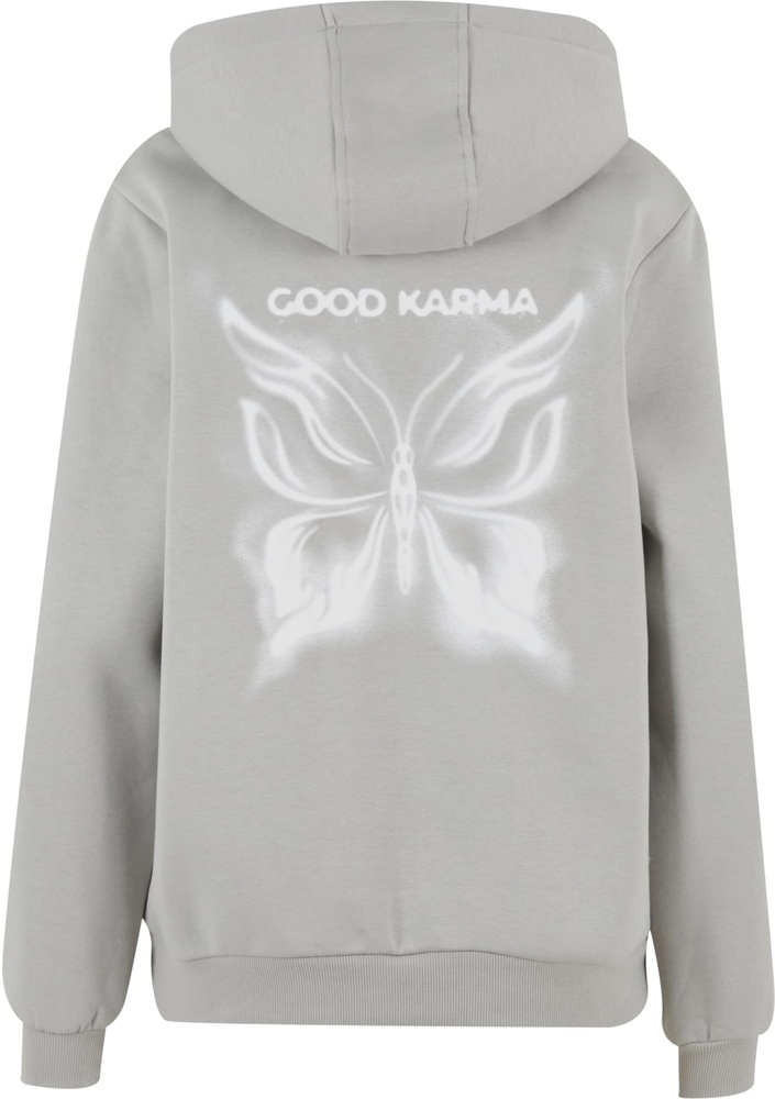 MissTeeDamenKarmaButterflyLadiesFluffyHoodyMST211Lightasphalt-3XL