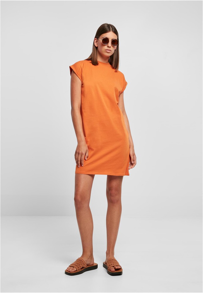 UrbanClassicsDamenLadiesTurtleExtendedShoulderDressVintageorange-3XL