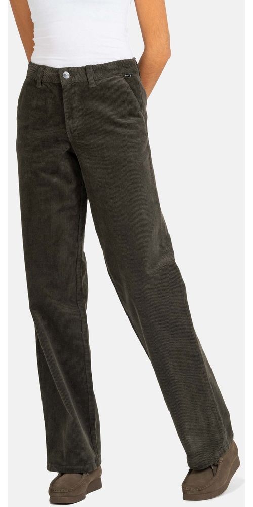 ReellDamenCargohoseWomenKimPant2110-001-01-001DarkGreenCord-24