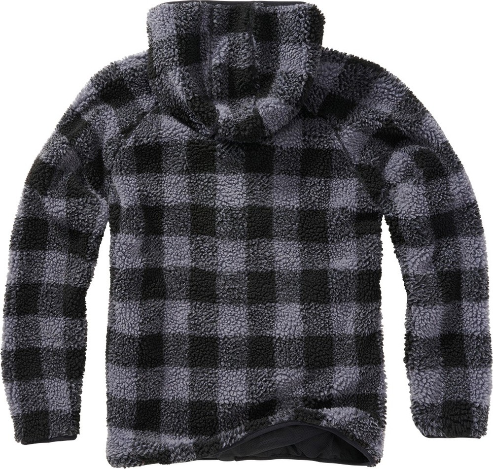 BranditHerrenJackeTeddyfleeceWorkerJacketBlackGrey-S