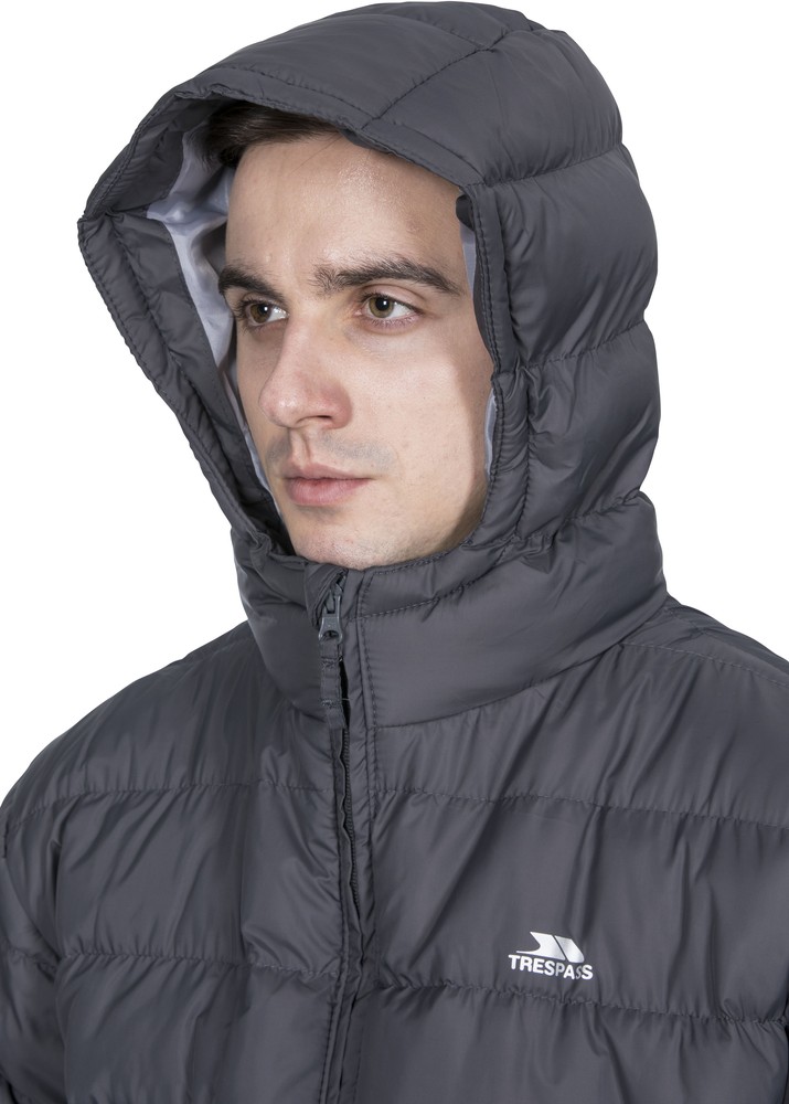 TrespassJackeOskar-MalePaddedJacketCarbon-L