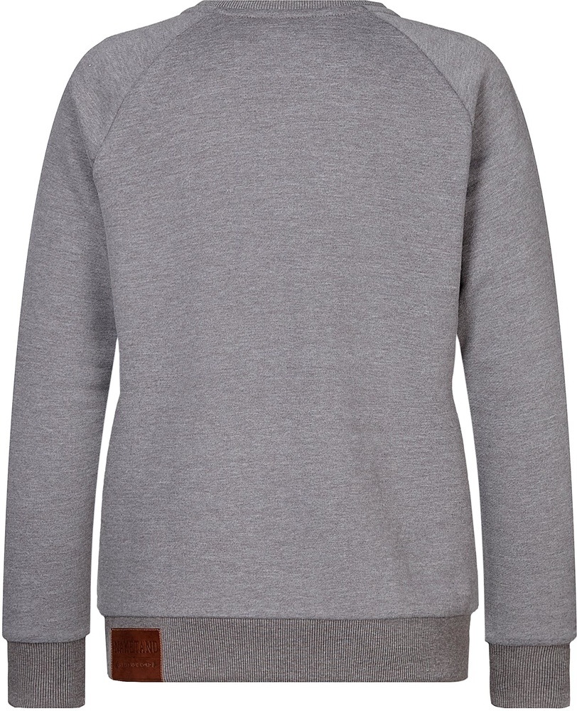 NaketanoDamenPulloverKrokettenhorst1801-0102DarkGreyMelange2Foxes-Appl-XS