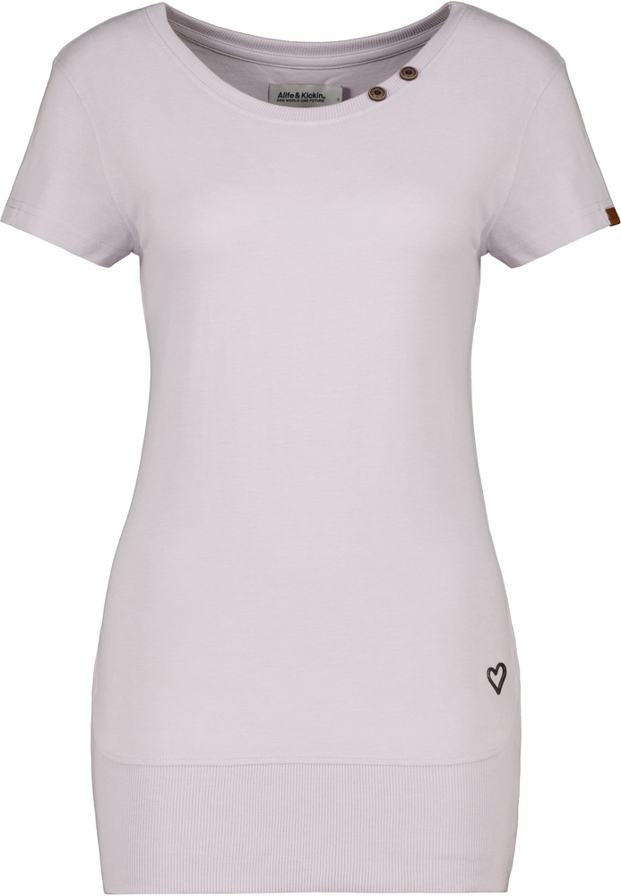 AlifeKickinDamenShirtkurzarmBundCocoAKA62006-2401GentleLavenderMelange-XS