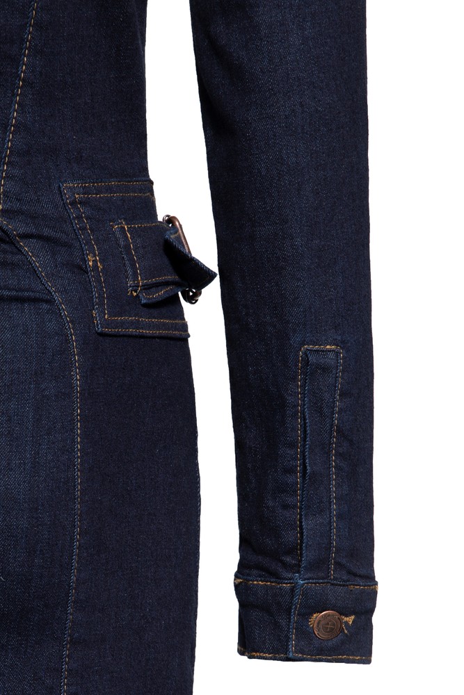 QueenKerosinDamenDenimWorkwearPencilKleidDenim