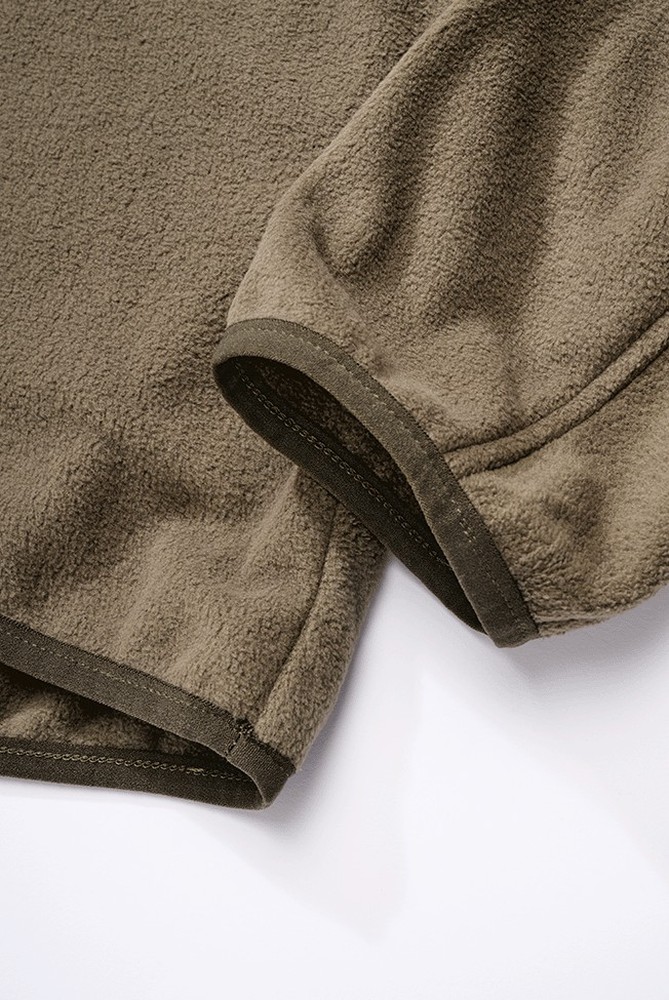 BranditHerrenFleecepulloverFleeceTroyerOlive