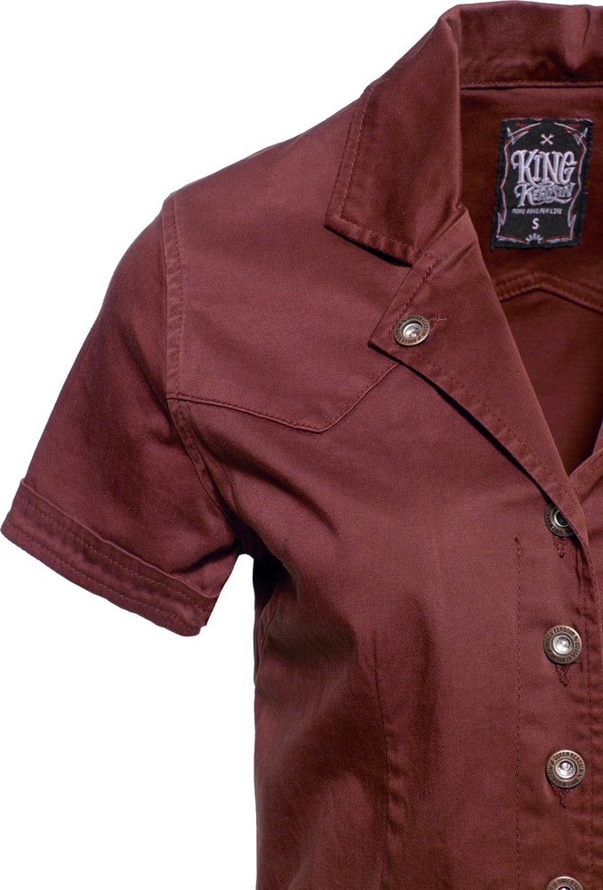 QueenKerosinWorkwearSwingkleidQK5201015000Red-3XL