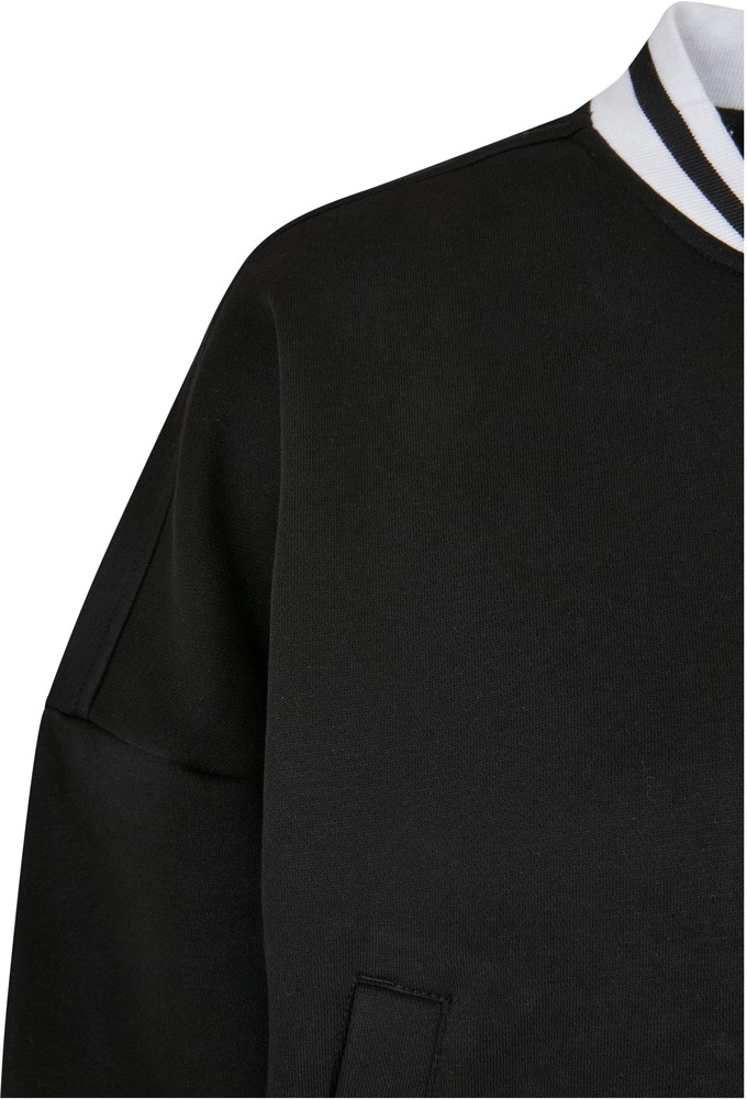 UrbanClassicsDamenJackeLadiesOversizedCollegeSweatJacketBlack