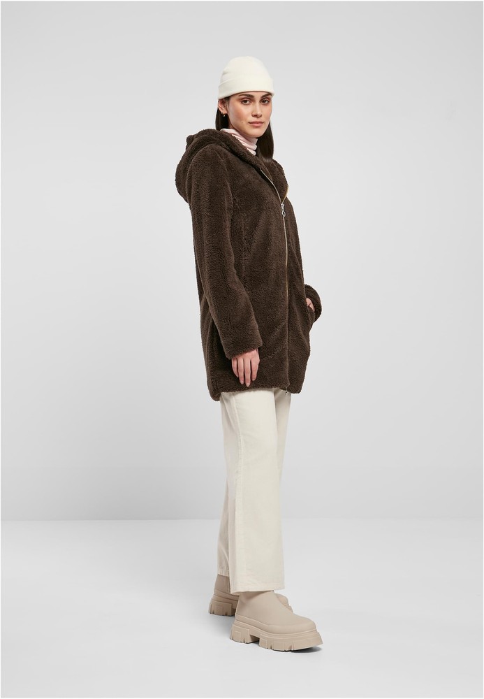 UrbanClassicsDamenJackeLadiesSherpaJacketBrown-3XL