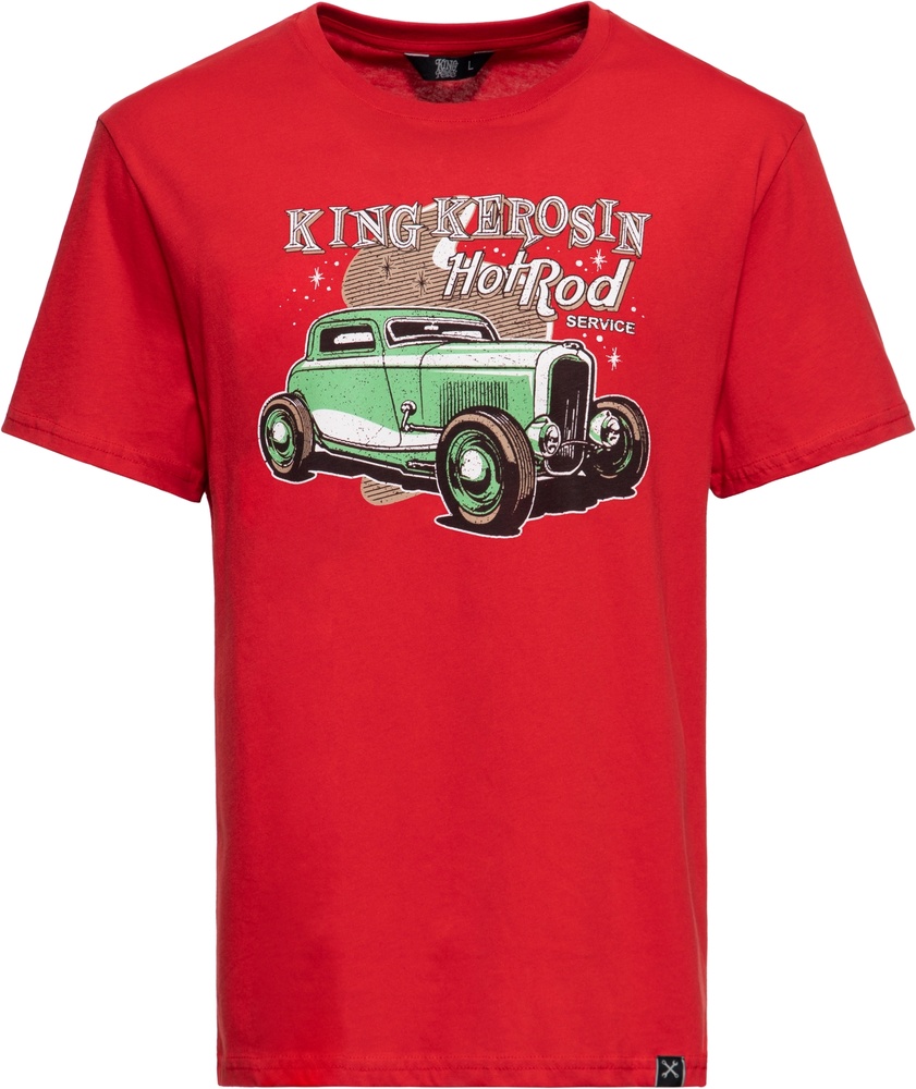KingKerosinClassicT-ShirtHotRodServiceKKI31002Red-S